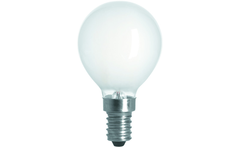 Filament LED-lampa, Klot, Matt, 2W,...