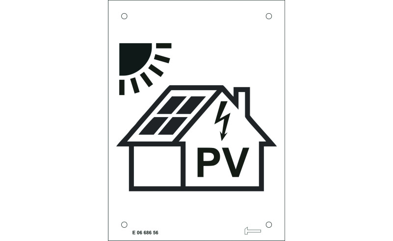 Aluminiumskylt för solcell (PV)